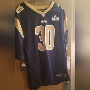 Todd Gurley Los Angeles Rams superbowl edition football Jersey 2XL